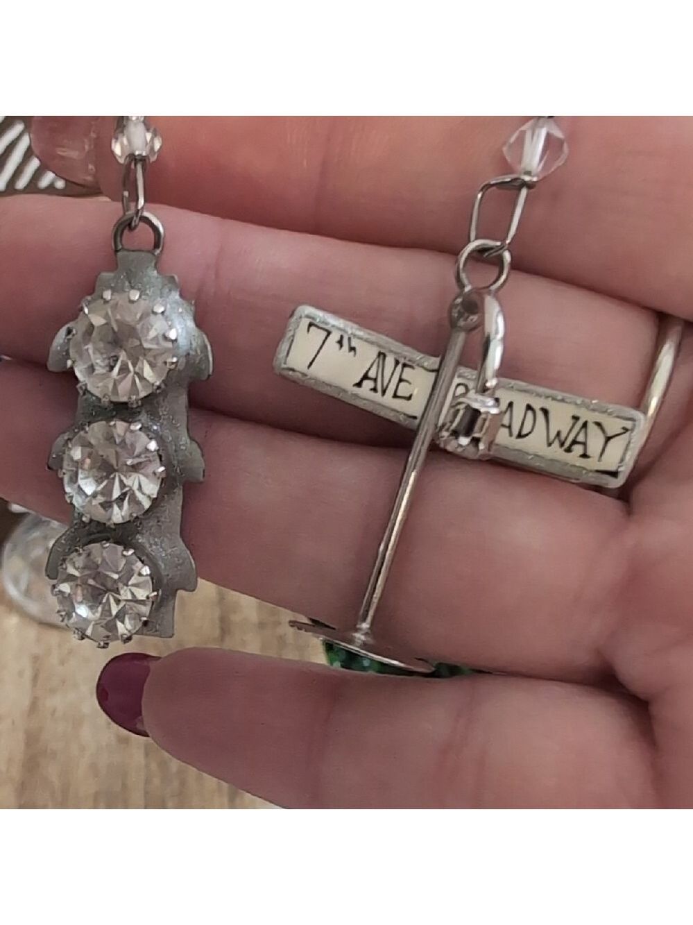 LATR 7th & Broadway Street Signs & Traffic Lights Earrings